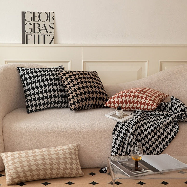 Classic Houndstooth Cushion