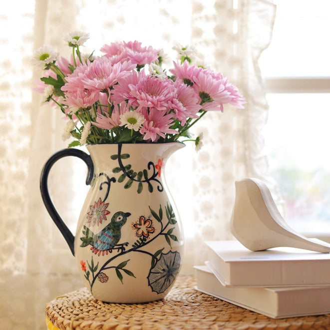 Vintage Pattern Ceramic Vase Collection
