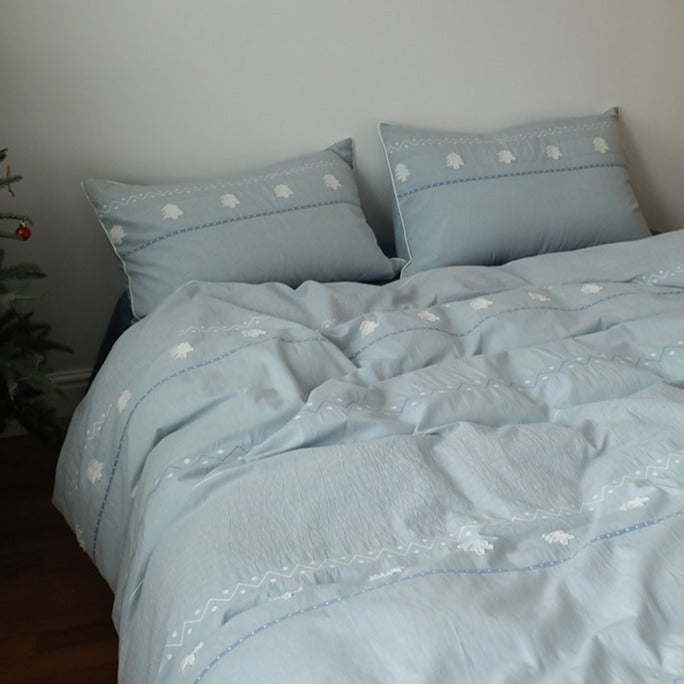 Retro Forest Bedding Set