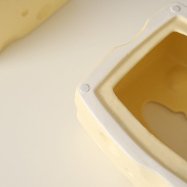Swiss Cheese Ceramic Tissue Box
