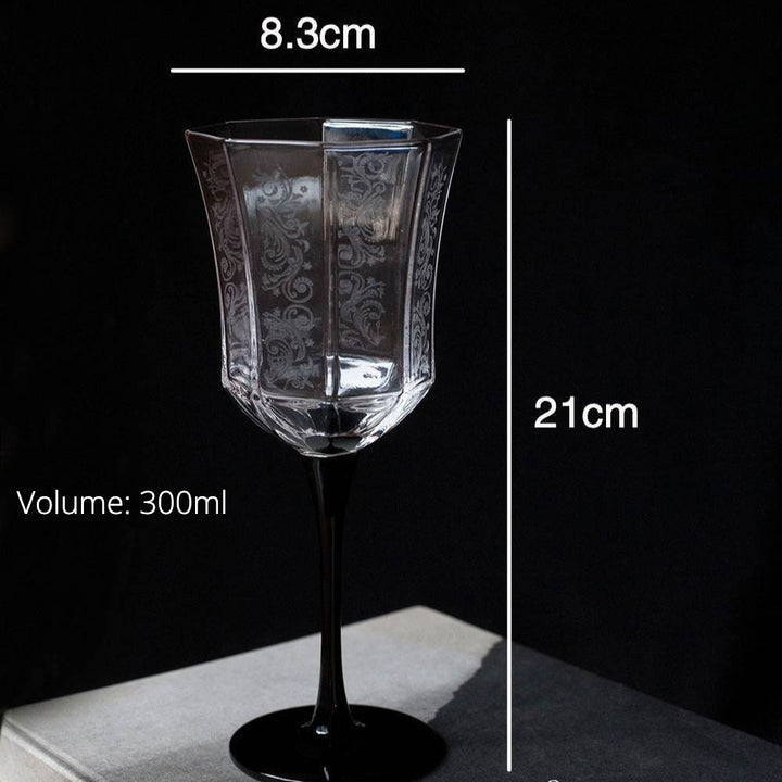 Lisbon Midnight Wine Glass Set