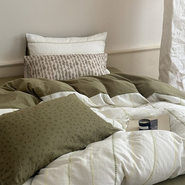 Beach Striped Bedding Set