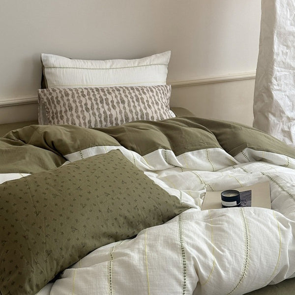 Beach Striped Bedding Set