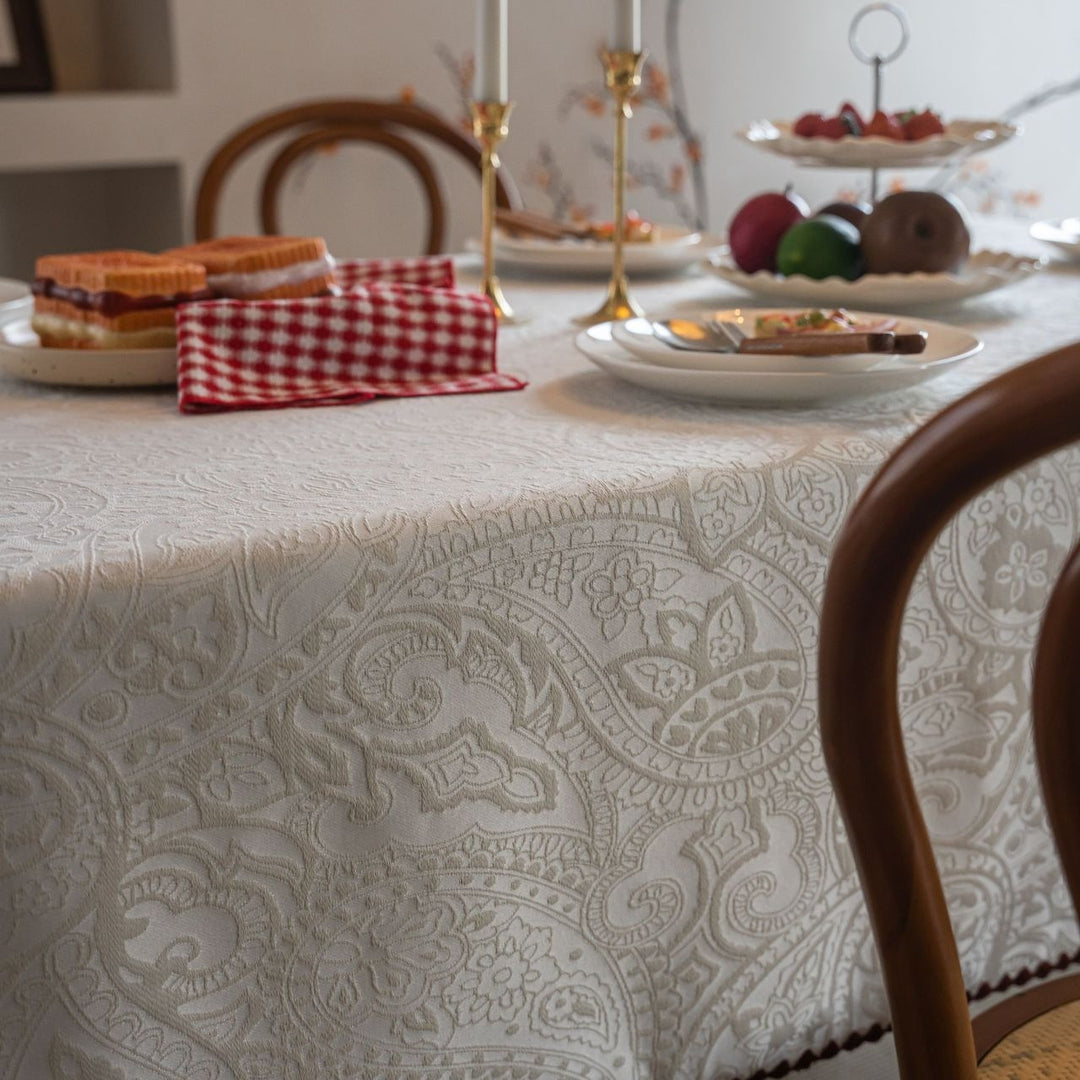 French Paisley Tablecloth