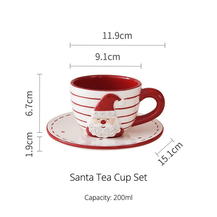 Merry Xmas Tea Cup & Pot