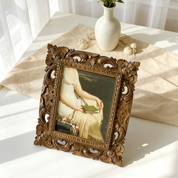 Antique Floral Carved Frame