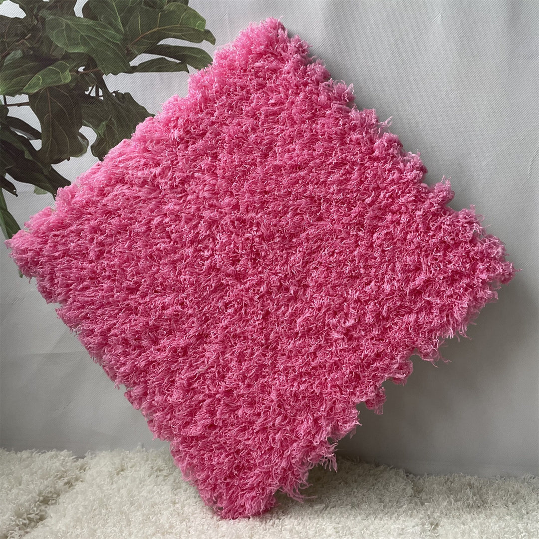 Fluffy Puzzle Tile Set - Strawberry Milk