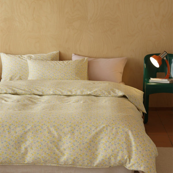 Blooming Yellow Bedding Set