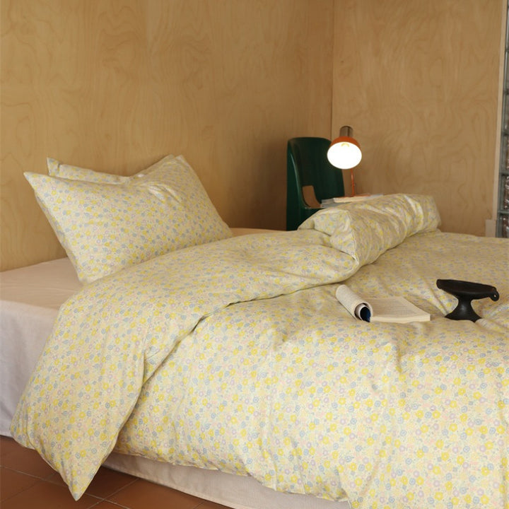 Blooming Yellow Bedding Set Collection