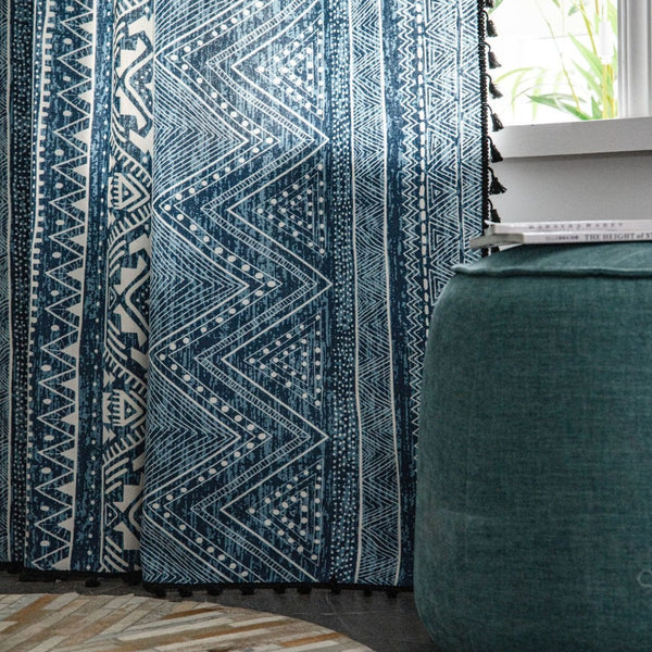 Ocean Tribe Tassel Curtain