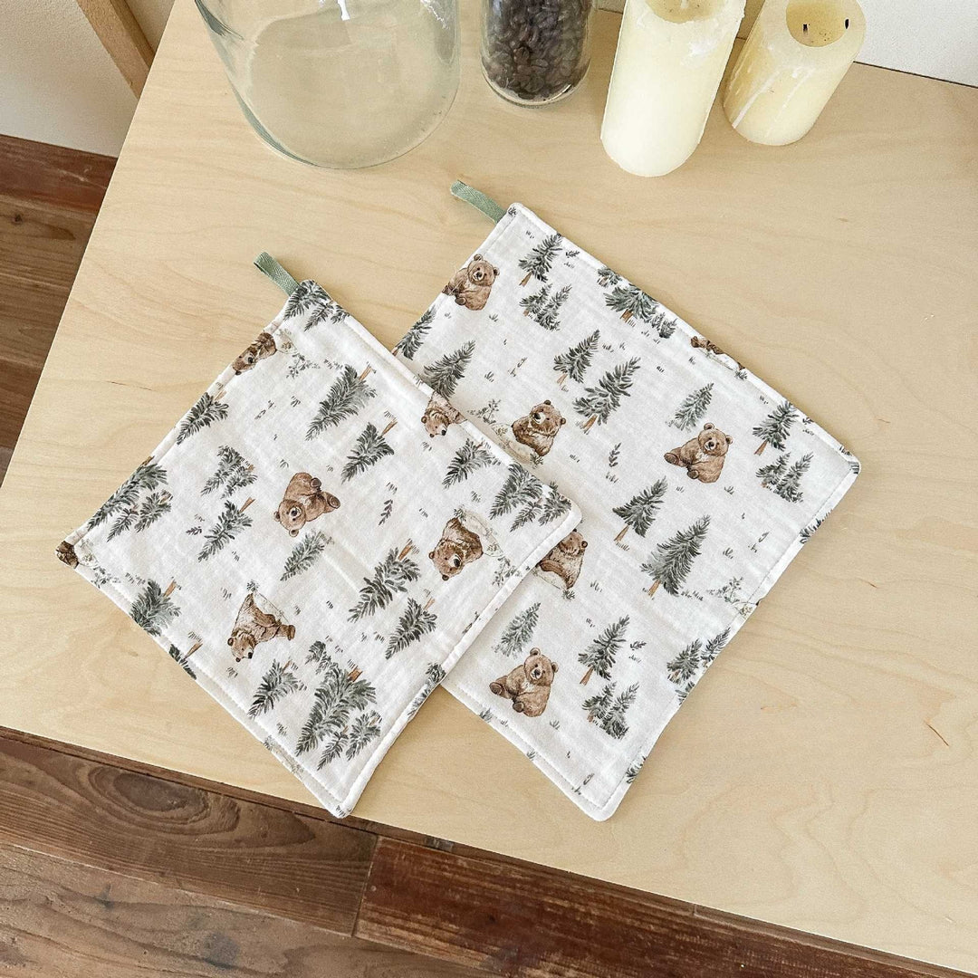 Critter Friends Burp Cloth Set