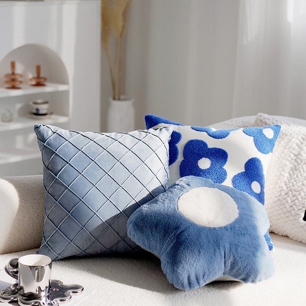 Blue Bloom Cushion