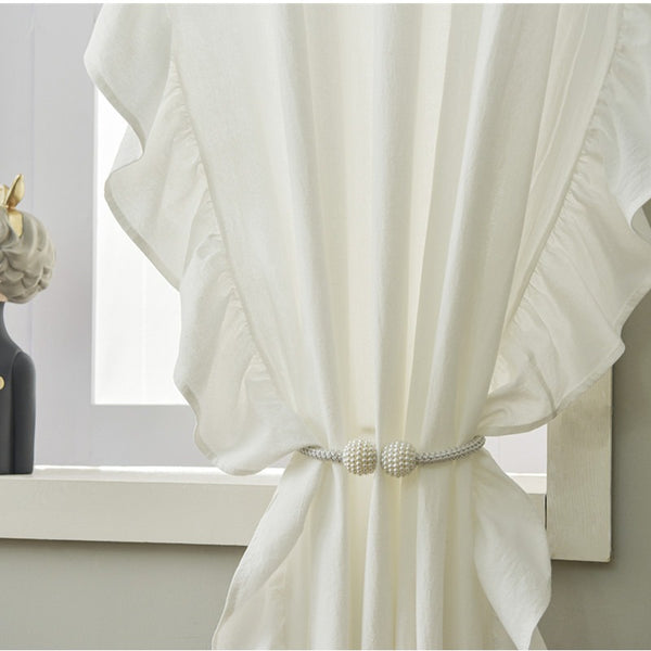 Have a Nice Day Ruffled Curtain
