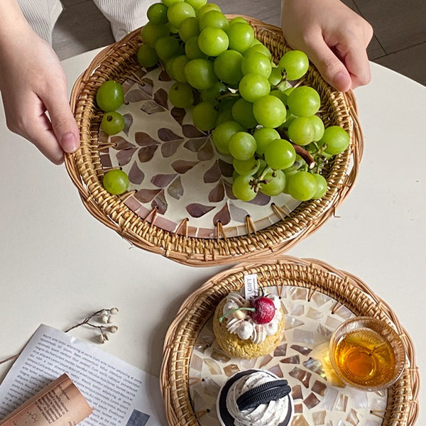 Garland Rattan Shell Tray