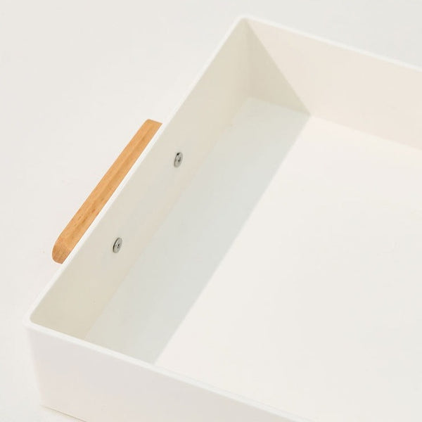 Minimalist Wooden Handle Tray