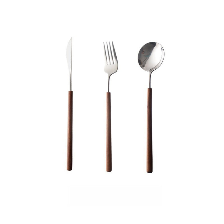 Warm Wood Handled Flatware