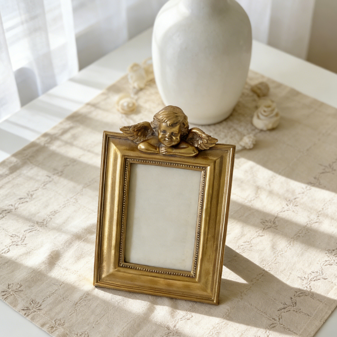 Regal Cherub Photo Frame