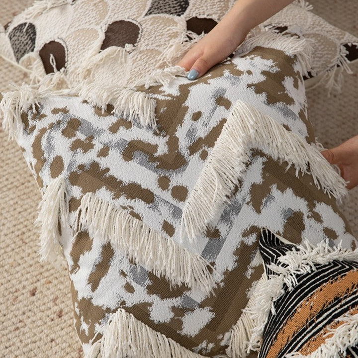 Boho Tassel Weave Cushion