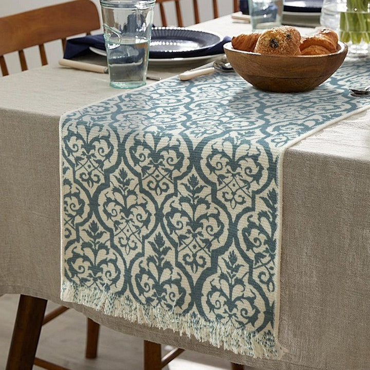 Countryside Blue Table Runner