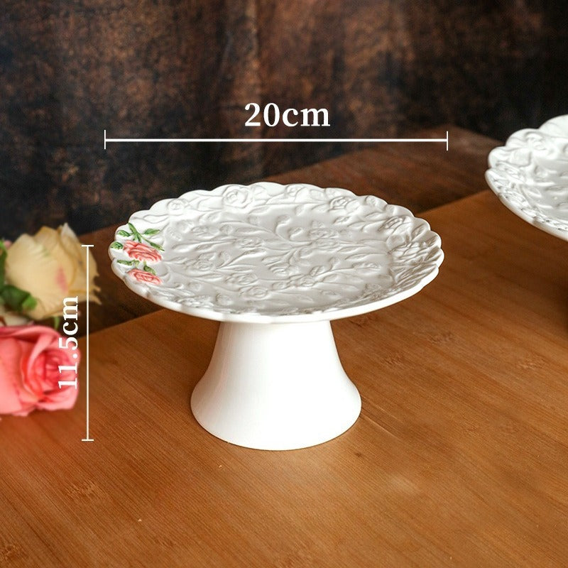 Floral Dream Rose Cake Stand