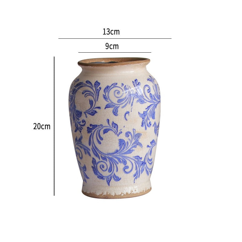 Blue Countryside Ceramic Vase Collection