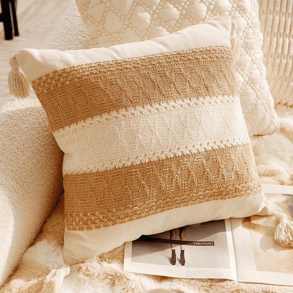 Cosy Sheep Embroidered Cushion