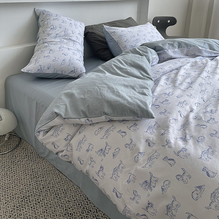 Lazy Kitty Bedding Set