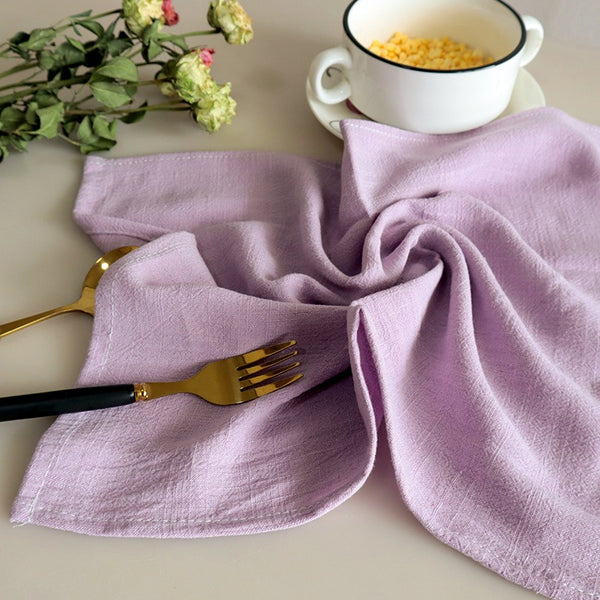 Soft Cotton & Linen Napkin Set