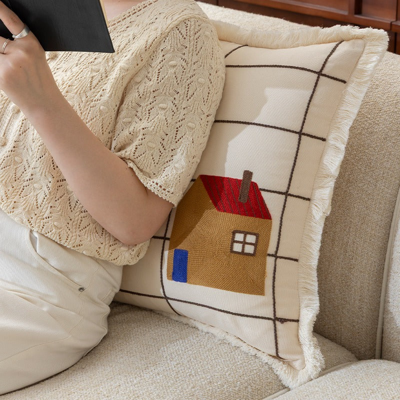 Pasture Tales Embroidered Cushion Collection
