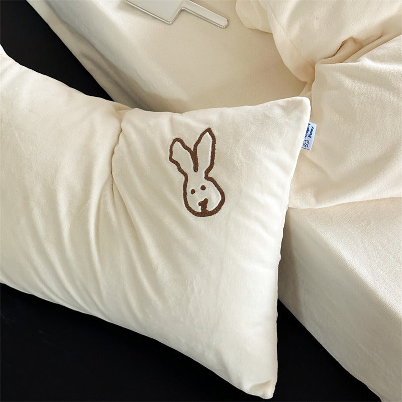 Warm Bunny Bedding Set Collection