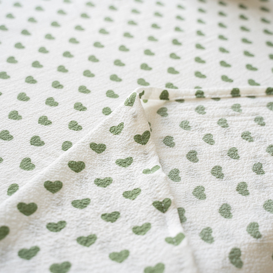 Heart Polka Dots Table Cloth
