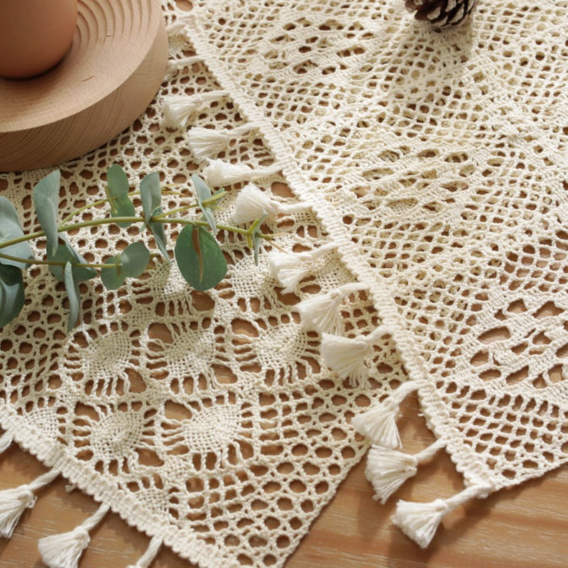 Crochet Tassel Placemat Set