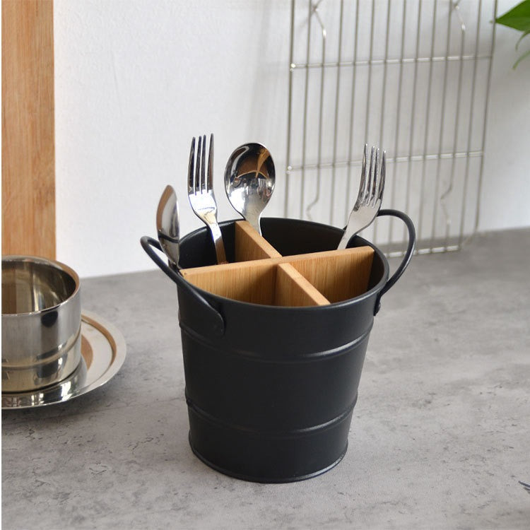 Minimalist Cutlery Storage Bucket