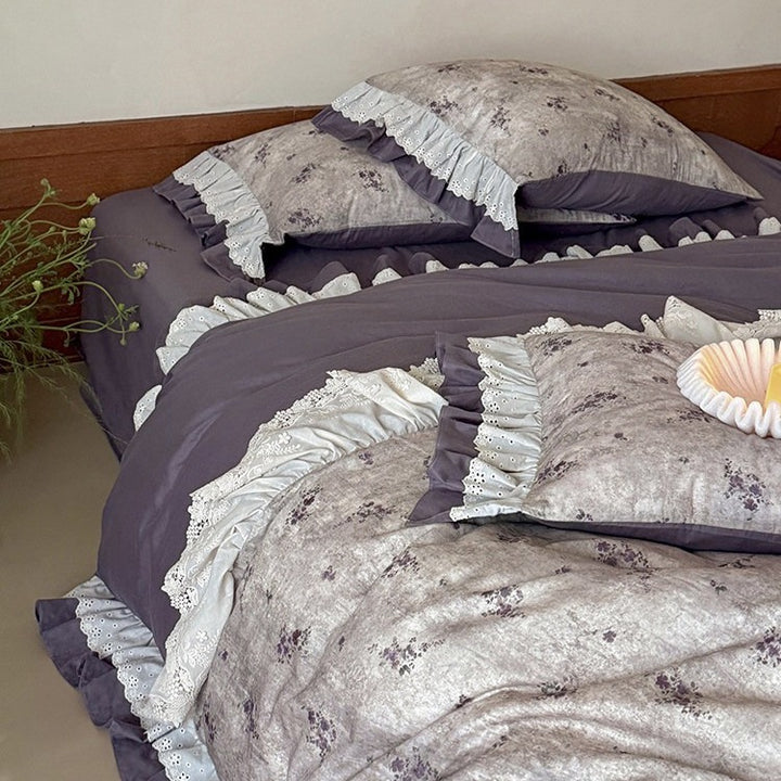 French Cottage Ruffle Bedding Set