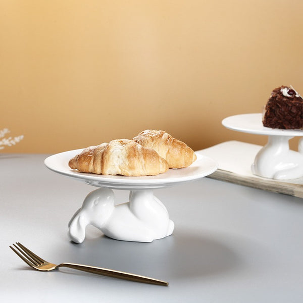 Lunar Bunny Dessert Pedestal