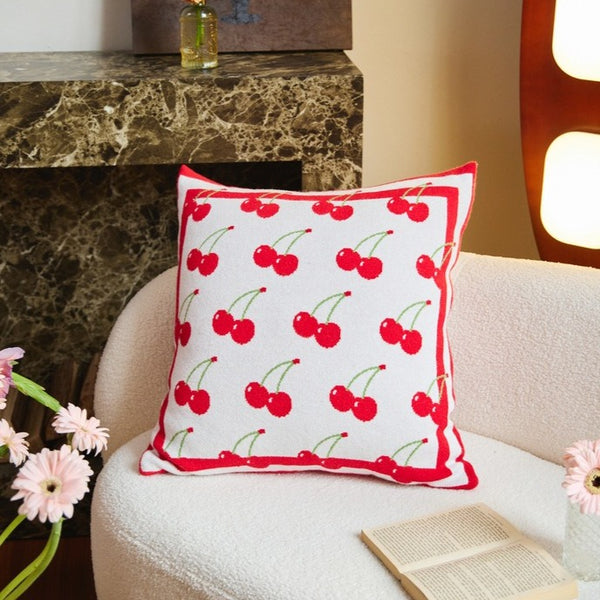 Cherry Blanket & Cushion