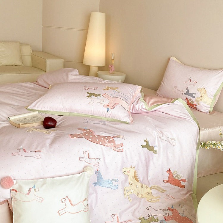 Pastel Pony Parade Bedding Set
