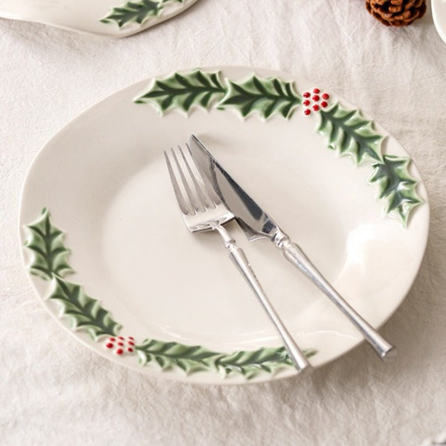 Xmas Holly Dinnerware
