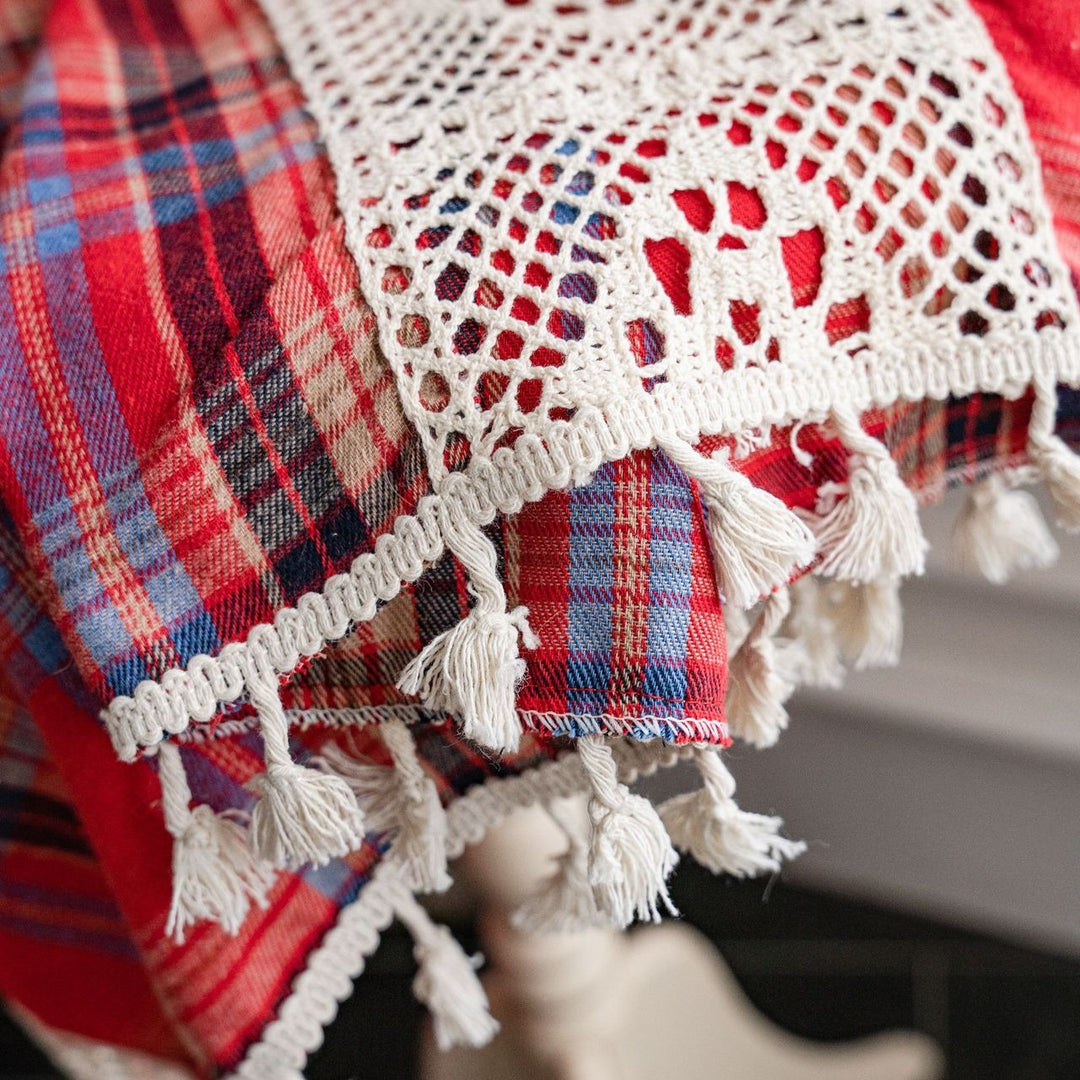Tartan Lace Curtain