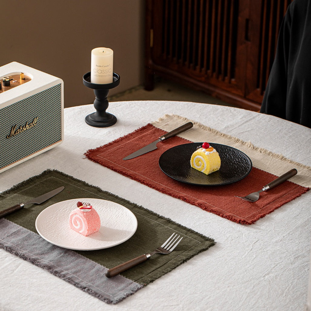 Patchwork Ramie Placemat Set