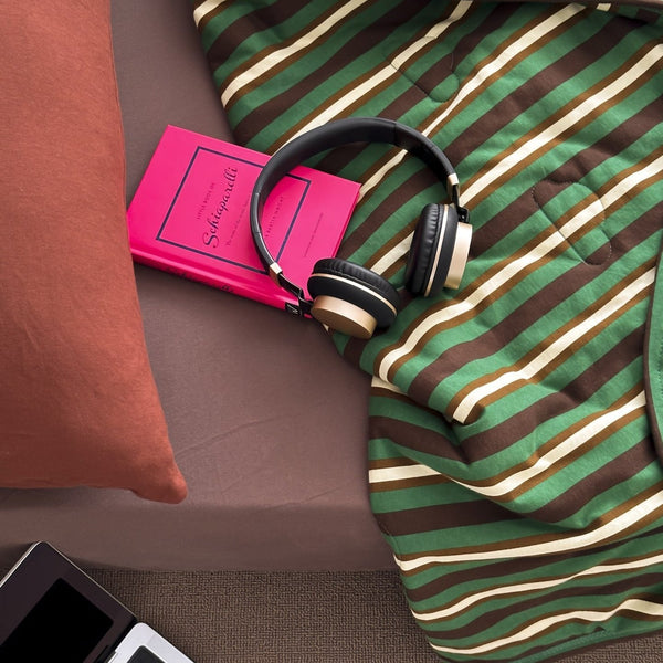 Heritage Stripe Summer Quilted Blanket