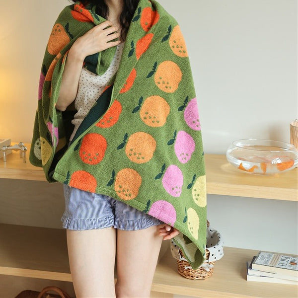 Clementine Dot Towel