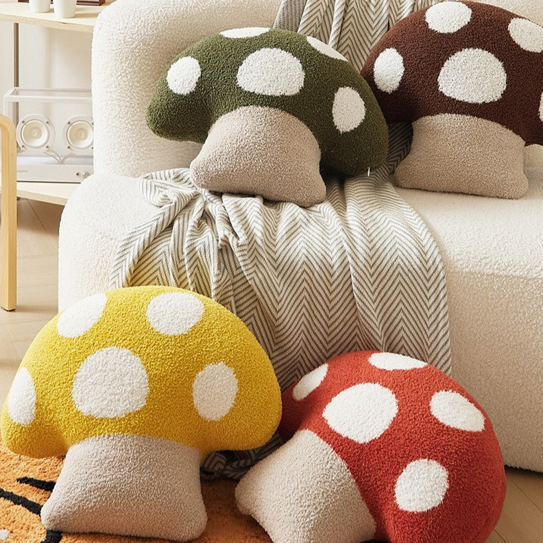 Dotty Mushroom Cushion