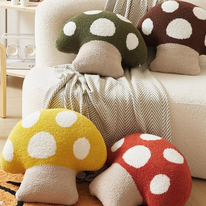 Dotty Mushroom Cushion
