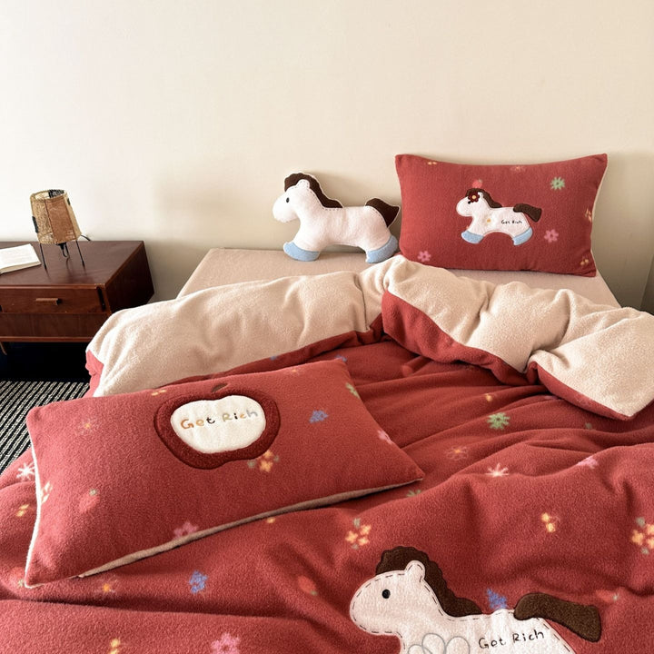 Lovely Pony Bedding Set