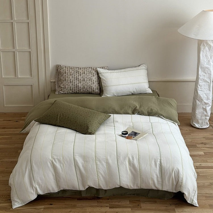 Beach Striped Bedding Set