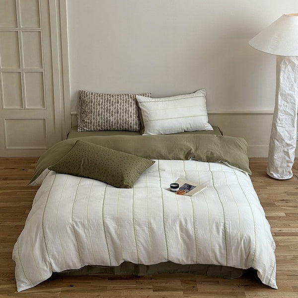 Beach Striped Bedding Set