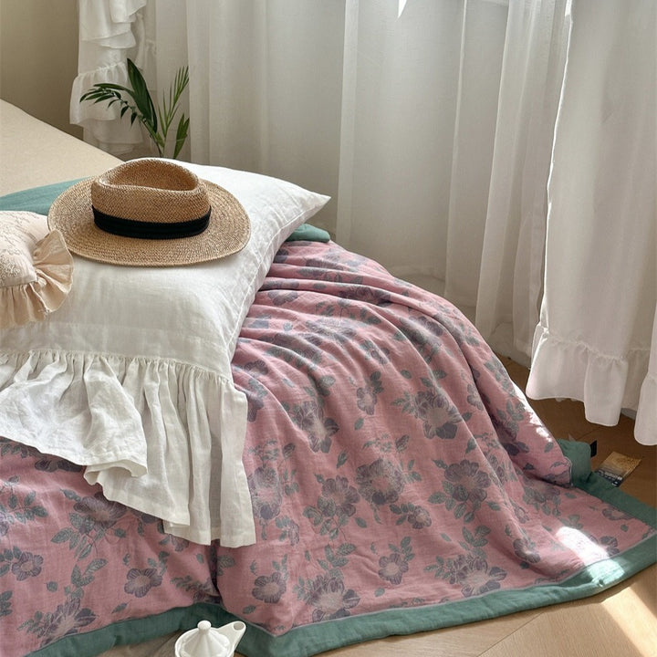 Blossom Dew Summer Quilted Blanket