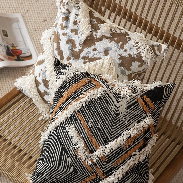 Boho Tassel Weave Cushion