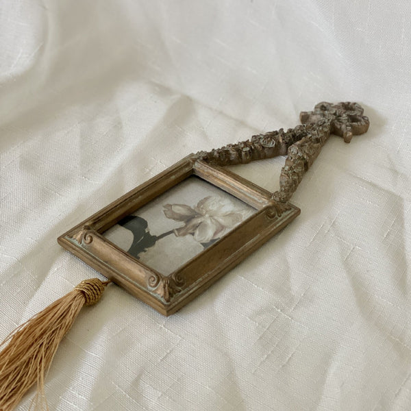 Antique Tassel Floral Wall Frame